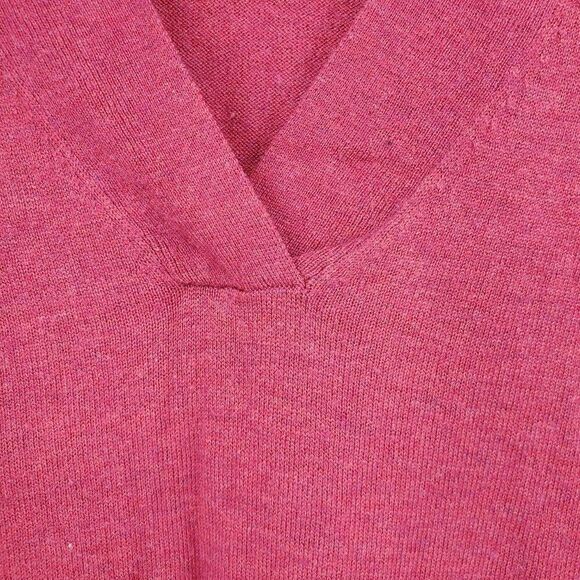 Coldwater Creek Pullover V-neckline Wool Blend Mauve Long Sleeve Sweater Size S - Picture 5 of 9